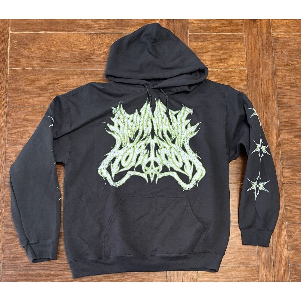 Bring Me The Horizon Hoodie Black 2023 Exclusive Tour Pullover NWOT Mens Size L